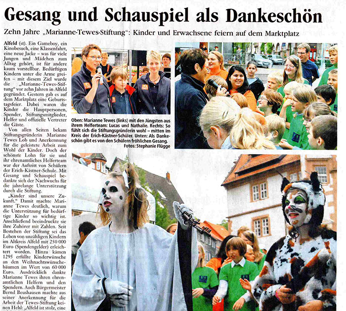 10 Jahre Marianne Tewes Stiftung